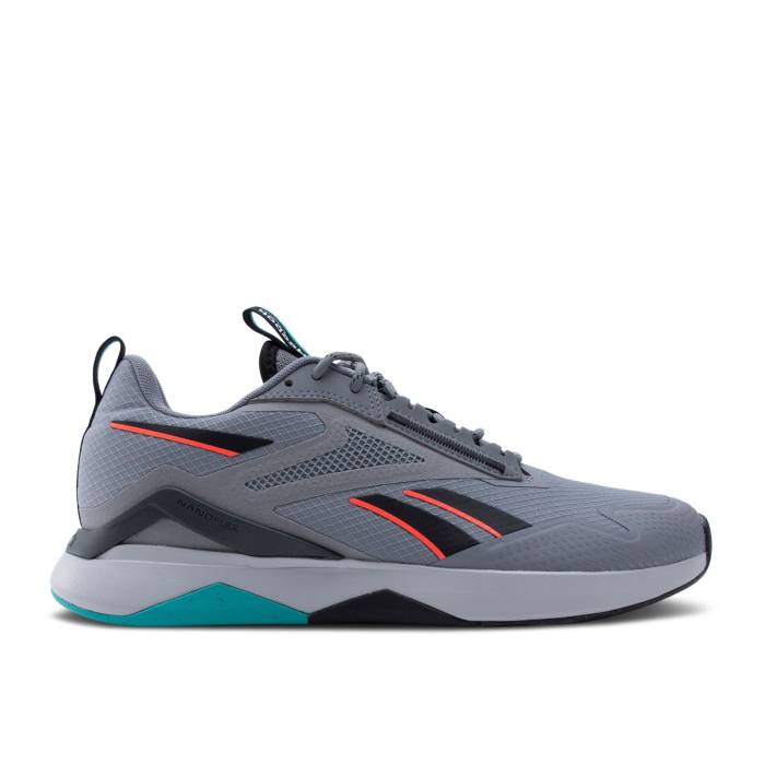 リーボック Reebok 【 Nanoflex Adventure Tr \u0027Grey Orange Teal\u0027 Men Pure Grey/Core Black/Classic Teal 】 orange 橙・オレンジ色 メンズ 純然たる 薄墨色 薄墨色 中核グループ 黒いこと 黒いこと 古典派音楽