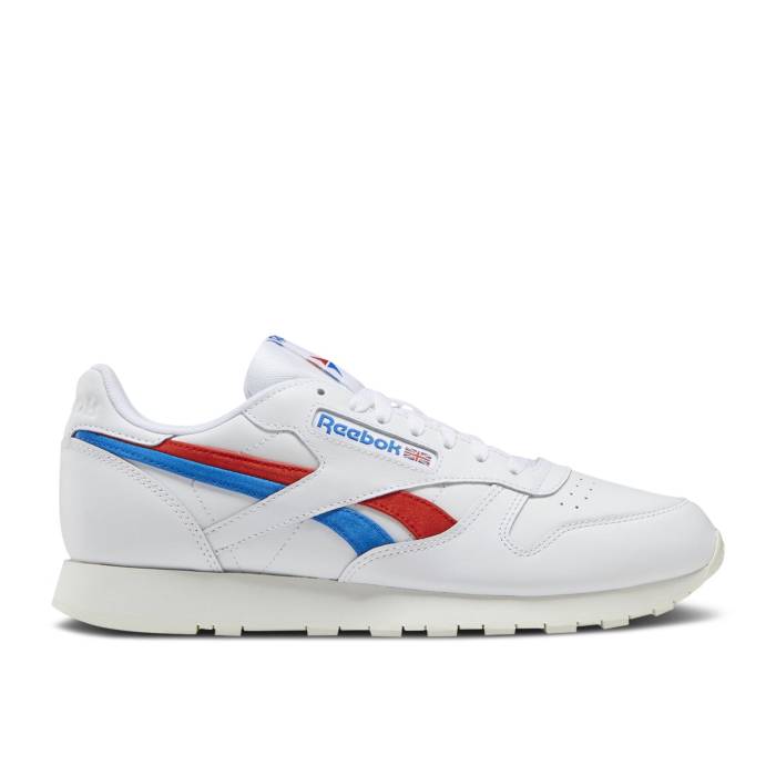 リーボック Reebok 【 Classic Leather 'White Instinct Red Blue' Men White/Instinct Red/Dynamic Blue 】 クラシック レザー インスティンクト Red 赤・レッド メンズ 白色 ホワイト インスティンクト Red 赤・レッド｜スニケス