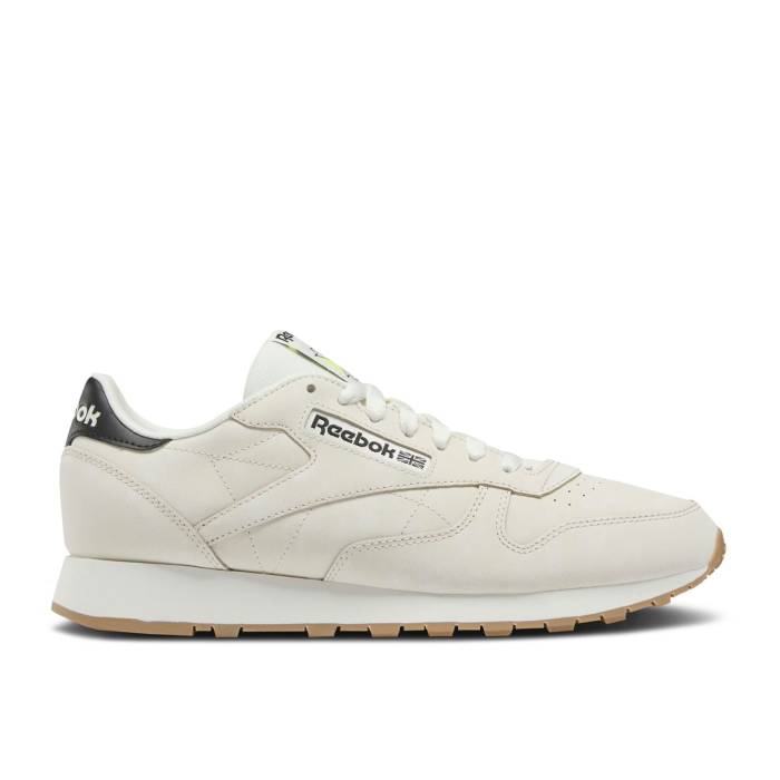 リーボック Reebok 【 Classic Leather 'Alabaster Black' Men Alabaster/Soft Ecru/Core Black 】 クラシック レザー メンズ コア 黒色 ブラック