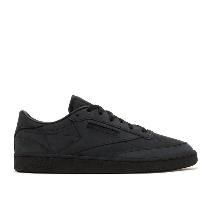 リーボック Reebok 【 Jjjjound X Club C 85 \u0027Triple Black\u0027 Men Core Black/Core Black/Core Black 】 野球クラブ メンズ 中核グループ 黒いこと 黒いこと