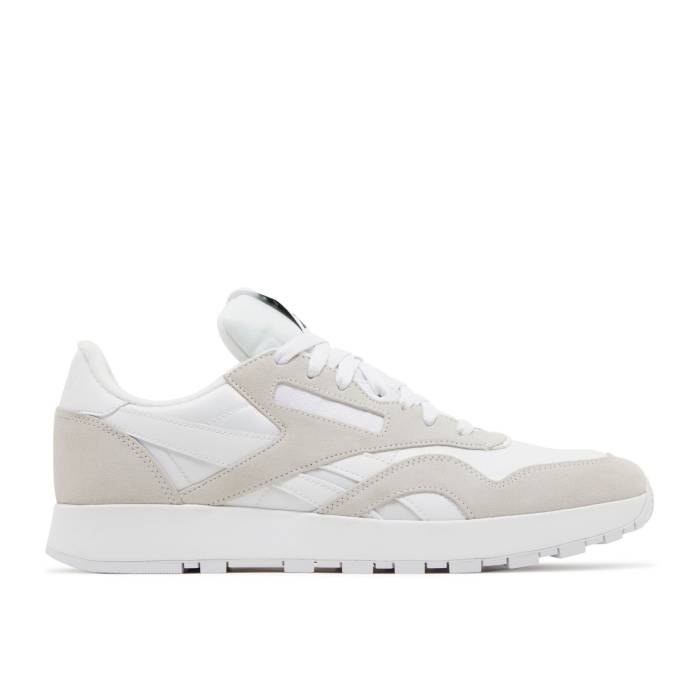 リーボック Reebok 【 Maison Margiela X Classic Nylon Tabi 'Project 0 - White' Men Footwear White/Core Black/Footwear White 】 クラシック ナイロン メンズ 白色 ホワイト コア 黒色 ブラック｜スニケス