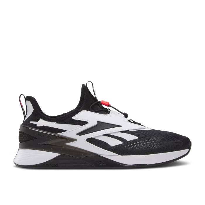 リーボック Reebok 【 Rich Froning X Nano X3 \u0027Black White Neon Cherry\u0027 Men Core Black/White/Neon Cherry 】 ナノ 白いこと 白いこと メンズ 中核グループ 黒いこと 黒いこと 白いこと 白いこと