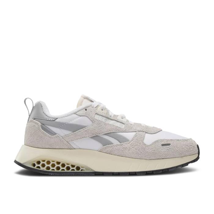 リーボック Reebok 【 Classic Leather Hexalite \u0027White Pure Grey\u0027 Men White/Pure Grey 3/Alabaster 】 古典派音楽 なめし革 純一無雑 メンズ 白いこと 白いこと 純一無雑 薄墨色 薄墨色
