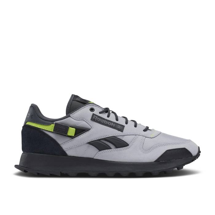 リーボック Reebok 【 Classic Leather 'Winterized - Cold Grey Green' Men Cold Grey 2/Cold Grey 7/Core Black 】 クラシック レザー 灰色 グレー メンズ 灰色 グレー コア 黒色 ブラック
