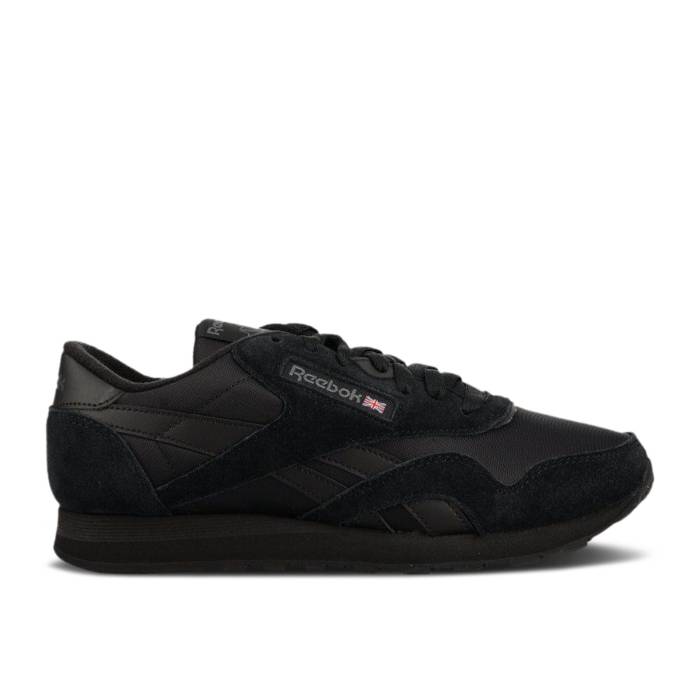 リーボック Reebok 【 Classic Nylon \u0027Black Pure Grey\u0027 Men Core Black/Core Black/Pure Grey 7 】 古典派音楽 ナイロン 純然たる メンズ 中核グループ 黒いこと 黒いこと 純然たる 薄墨色 薄墨色