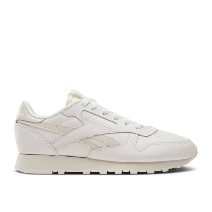 リーボック Reebok 【 Wmns Classic Leather \u0027Chalk Alabaster\u0027 Women Chalk/Paper White/Alabaster 】 古典派音楽 なめし革 レディース 白いこと 白いこと