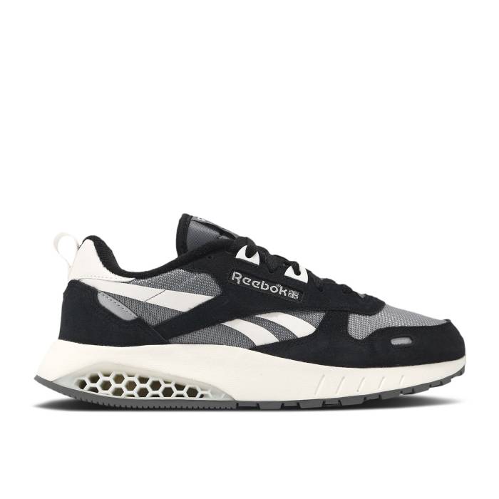 リーボック Reebok 【 Classic Leather Hexalite 'Black Pure Grey' Men Core Black/Pure Grey 6/Chalk 】 クラシック レザー ピュア メンズ コア 黒色 ブラック ピュア 灰色 グレー|スニケス