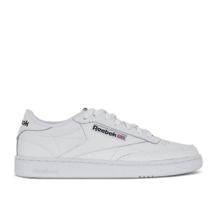 リーボック Reebok 【 Club C 85 \u0027Cloud White Core Black\u0027 Men Cloud White/Cloud White/Core Black 】 野球クラブ 白いこと 白いこと 中核グループ メンズ 白いこと 白いこと 中核グループ 黒いこと 黒いこと