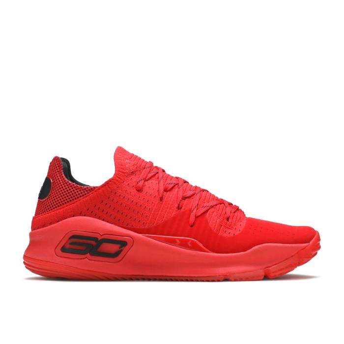 アンダーアーマー Under Armour 【 Curry 4 Low \u0027Red\u0027 Men Red/Red/Red 】 カリー メンズ Red 赤・赤いこと