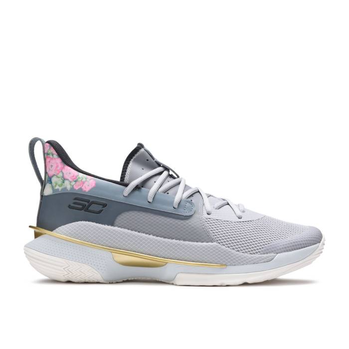 アンダーアーマー Under Armour 【 Curry 7 \u0027Chinese New Year\u0027 Men Mod Grey/Halo Grey/Midnight Turquoise 】 カリー メンズ 薄墨色 薄墨色