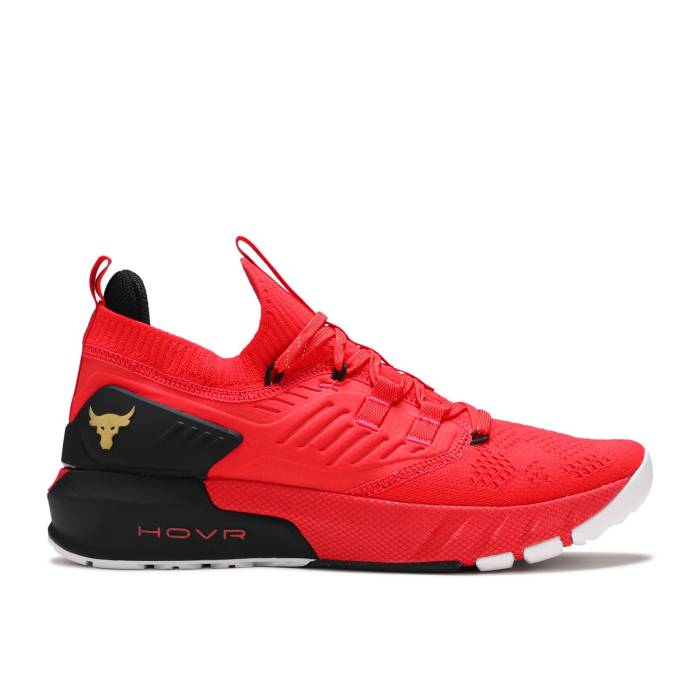 アンダーアーマー Under Armour 【 Project Rock 3 'Chinese New Year' Men Versa Red/Black/Metallic Gold 】 メンズ Red 赤・レッド 黒色 ブラック ゴールド