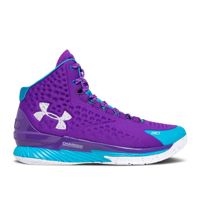 アンダーアーマー Under Armour 【 Curry 1 Retro \u0027Father To Son\u0027 2022 Men Pride/Bold Aqua 】 カリー レトロ メンズ アクア