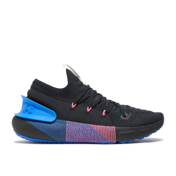 アンダーアーマー Under Armour 【 Hovr Phantom 3 \u0027Black Blue Pink\u0027 Men Black/Versa Blue 】 青味 青み メンズ 黒いこと 黒いこと 青味 青み