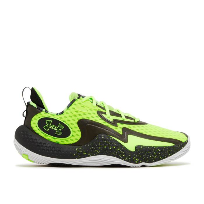 アンダーアーマー Under Armour 【 Spawn 5 \u0027Let\u0027s 3 - Green\u0027 Men Green/Black/White 】 メンズ green 緑・緑であること 黒いこと 黒いこと 白いこと 白いこと