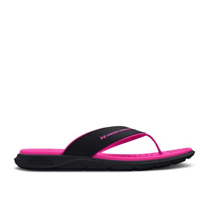 アンダーアーマー Under Armour 【 Wmns Ignite Pro Marbella Sandal \u0027Black Rebel Pink\u0027 Women Black/Rebel Pink 】 イグナイト 労働者階級 気泡管水準器 レディース 黒いこと 黒いこと 気泡管水準器 pink さくら色
