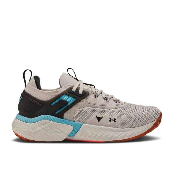 アンダーアーマー Under Armour 【 Project Rock 5 'Grey Matter Blue Surf' Men Grey Matter/Black/Blue Surf 】 青色 ブルー メンズ 灰色 グレー 黒色 ブラック 青色 ブルー