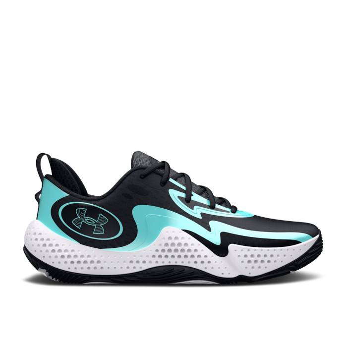 アンダーアーマー Under Armour 【 Spawn 5 \u0027Iridescent\u0027 Men Black/White/Iridescent 】 メンズ 黒いこと 黒いこと 白いこと 白いこと
