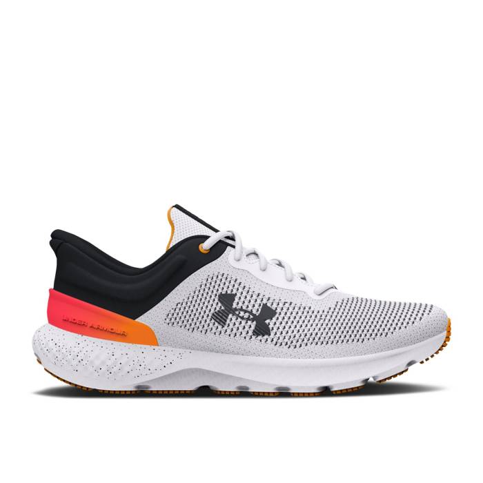 アンダーアーマー Under Armour 【 Charged Escape 4 Knit \u0027White Black\u0027 Men White/Black 】 編み物 メンズ 白いこと 白いこと 黒いこと 黒いこと