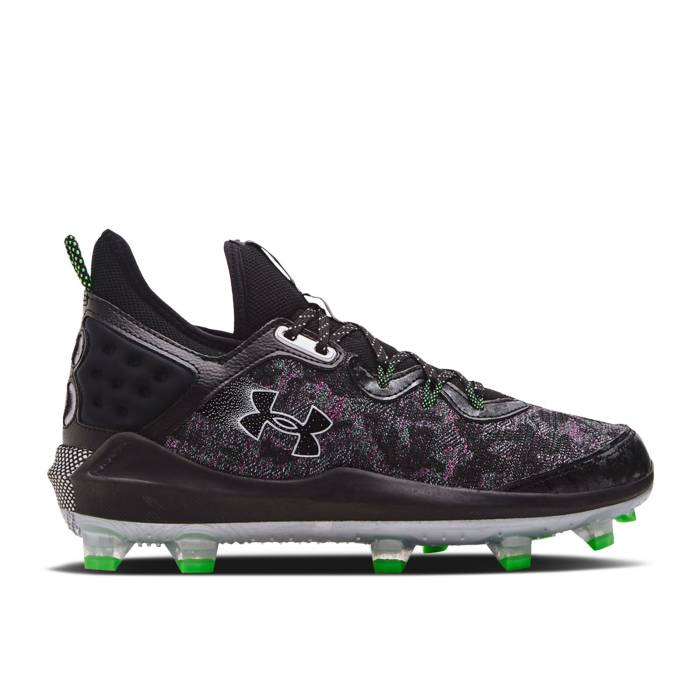 アンダーアーマー Under Armour 【 Harper 8 Elite Tpu 'Black Pink Green' Men Black/Metallic Silver 】 エリート pink ピンク メンズ 黒色 ブラック Silver 銀色・シルバー｜スニケス