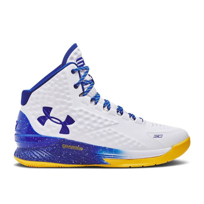 アンダーアーマー Under Armour 【 Curry 1 Retro 'Dub Nation' 2023 Men White/Royal 】 カリー レトロ メンズ 白色 ホワイト｜スニケス