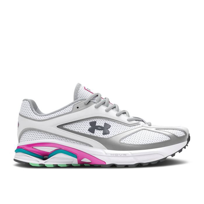 アンダーアーマー Under Armour 【 Apparition 'White Castlerock Fuchsia' Men White/Metallic Silver/Castlerock 】 メンズ 白色 ホワイト Silver 銀色・シルバー