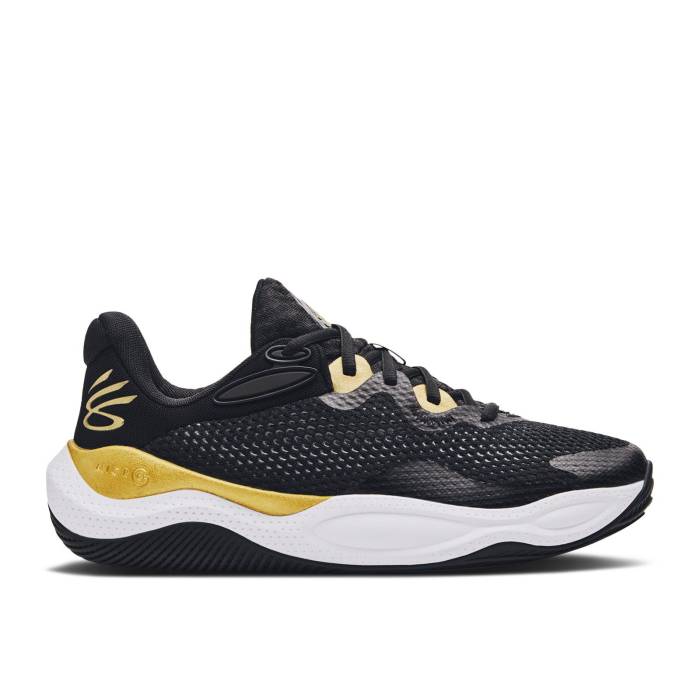 アンダーアーマー Under Armour 【 Curry Splash 24 Ap \u0027Black Gold\u0027 Men Black/White 】 カリー メンズ 黒いこと 黒いこと 白いこと 白いこと