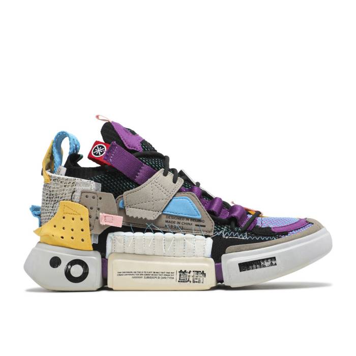 リーニン Li-Ning 【 Essence 2 Sfs 'Black Multi' Men Black/Emerald Green/Kale Purple/Multi 】 メンズ 黒色 ブラック green 緑・グリーン Purple 紫・パープル