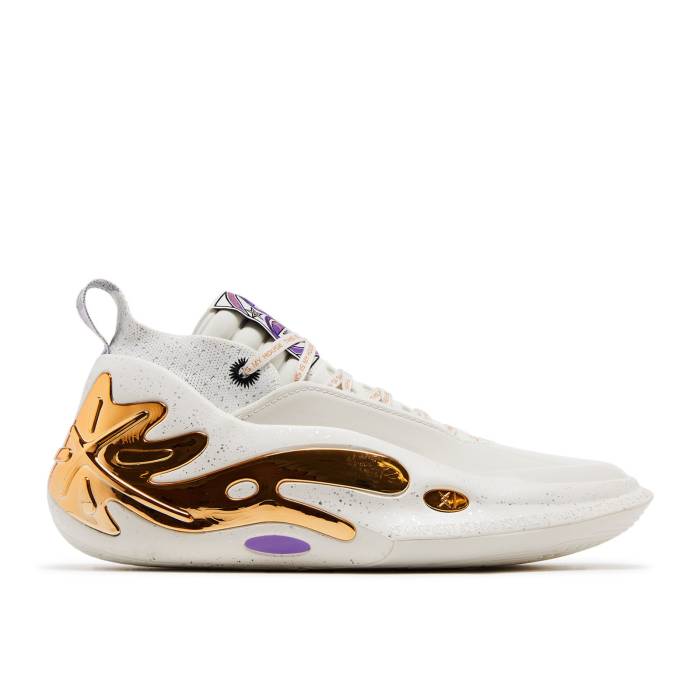 リーニン Li-Ning 【 Way Of Wade 11 \u0027Statue\u0027 Men White/Gold 】 ウェイド メンズ 白いこと 白いこと ゴールド
