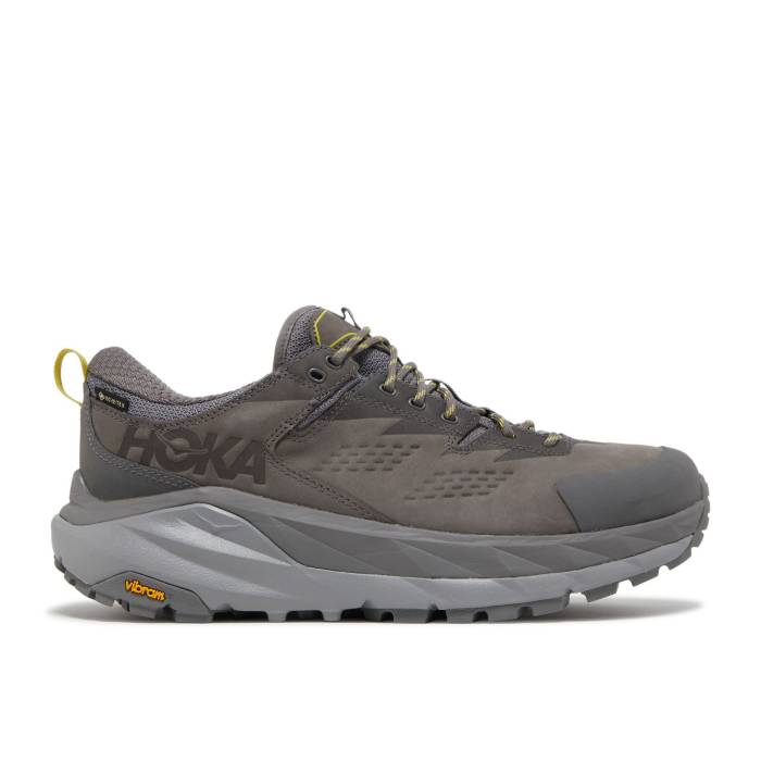Hoka 【 Kaha Low Gtx 'Charcoal Grey Green Sheen' Men Charcoal Grey/Green Sheen 】 灰色 グレー green 緑・グリーン メンズ チャコール 灰色 グレー green 緑・グリーン|スニケス