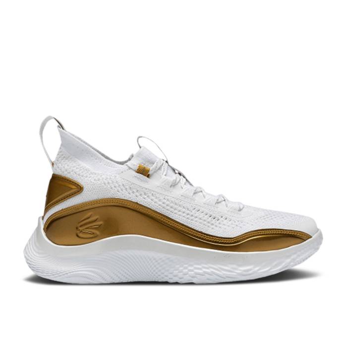 Curry Brand 【 Curry Flow 8 Gs 'Gold Blooded' Youth White/White/Metallic Gold 】 カリー フローレス ジュニア キッズ 白色 ホワイト ゴールド｜スニケス 81,015円