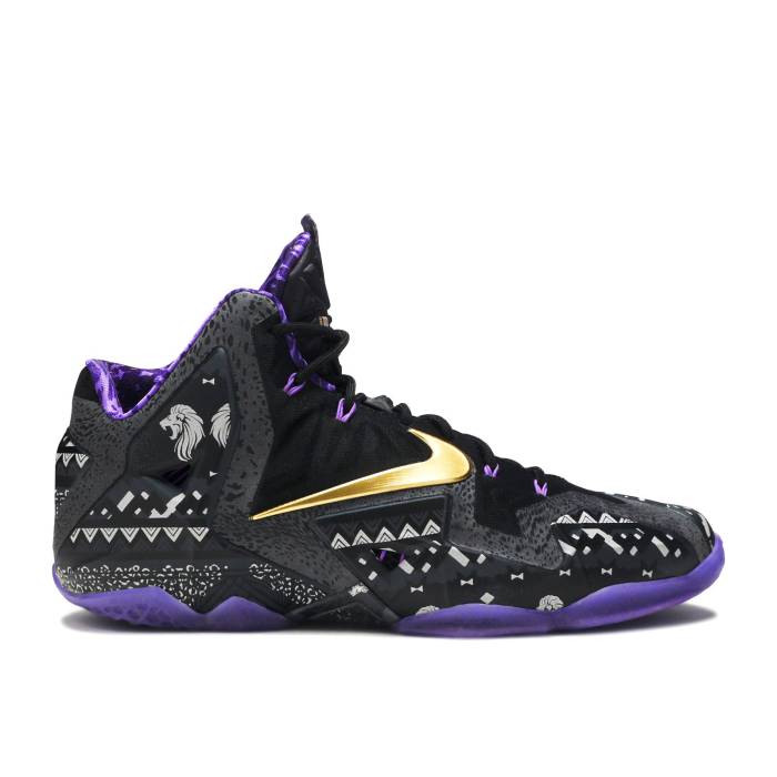 ナイキ Nike 【 Lebron 11 \u0027Bhm\u0027 Men Anthracite/Mtllc Gold-Prpl Vnm 】 Lebron レブロン メンズ