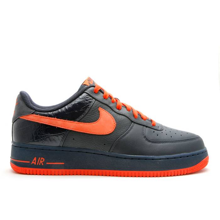 ナイキ Nike 【 Air Force 1 Low Premium Men Drk Obsidian/Tm Orng-Drk Obsdn 】 Premium 割り増し金 メンズ