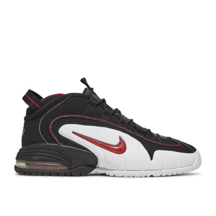 ナイキ Nike 【 Air Max Penny Men Black/Varsity Red-White-Metallic Silver 】 マックス ペニー メンズ 黒いこと 黒いこと Silver しろがね色・しろがね色
