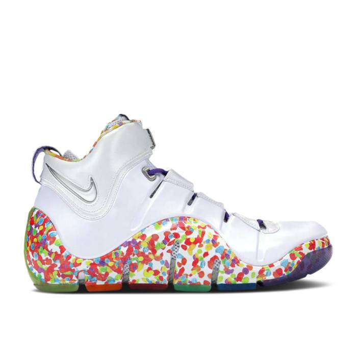 ナイキ Nike 【 Zoom Lebron 4 \u0027Fruity Pebbles\u0027 Friends \u0026 Family Men White/Multi-Color 】 望遠レンズ Lebron レブロン メンズ 白いこと 白いこと