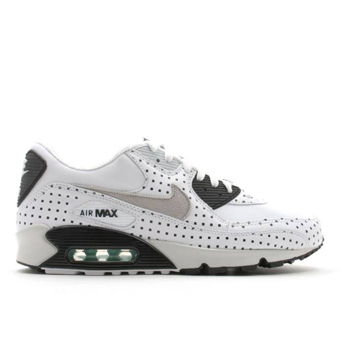 ナイキ Nike 【 Air Max 90 Premium+ Men White/Neutral Grey-Black-Azure 】 マックス メンズ 白色 ホワイト|スニケス