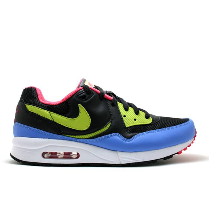 ナイキ Nike 【 Air Max Light Men Black/Bright Cactus Dark Crystal Blue-White 】 マックス メンズ 黒色 ブラック