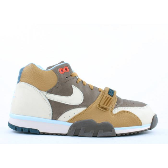 ナイキ Nike 【 Air Trainer 1 Mid Premium Men Palomino-Pearl Wht-Maple 】 調教師 ミッド Premium 割り増し金 メンズ