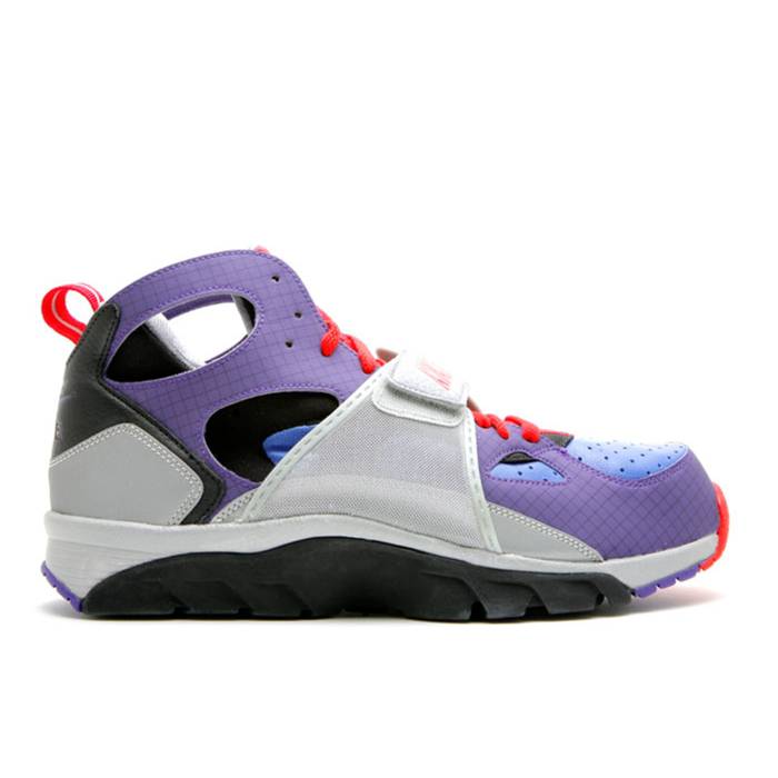 ナイキ Nike 【 Air Trainer Haurache Premium Men Varsity Purple/Varsity Royal-Atom Red 】 調教師 Premium 割り増し金 メンズ Purple 紫・パープル Red 赤・赤いこと