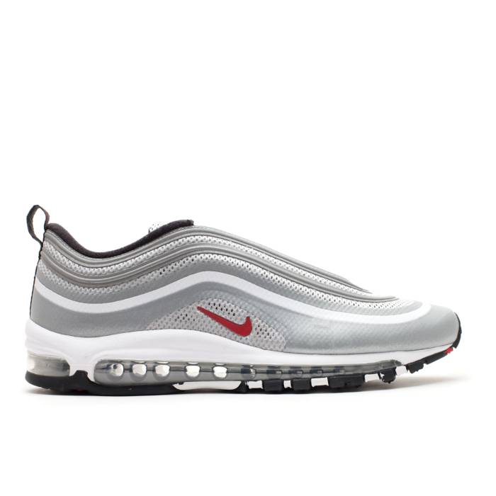 ナイキ Nike 【 Air Max 97 Premium Nrg Men Metallic Silver/Vrsty Red-Blk 】 マックス Premium 割り増し金 メンズ Silver しろがね色・しろがね色