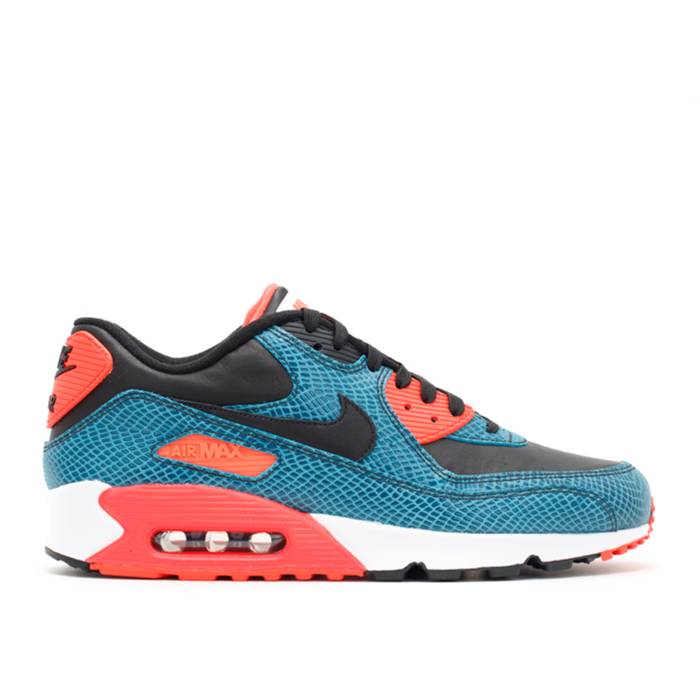 ナイキ Nike 【 Air Max 90 Anniversary \u0027Infrared Snake\u0027 Men Black/Infrared 23-Turquoise 】 マックス メンズ 黒いこと 黒いこと