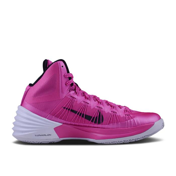 ナイキ Nike 【 Hyperdunk 2013 \u0027Think Pink\u0027 Men Pink Fire/Black-Pure Platinum 】 Hyperdunk ハイパーダンク メンズ pink サクラ色 火の手 Platinum プラチナム