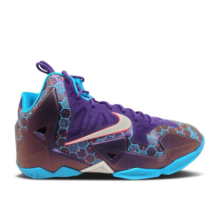 ナイキ Nike 【 Lebron 11 ガウス \u0027Summit Lake\u0027 Youth Light Blue/Purple 】 Lebron レブロン お坊っちゃん キッズ 青碧 青碧 Purple 紫・パープル