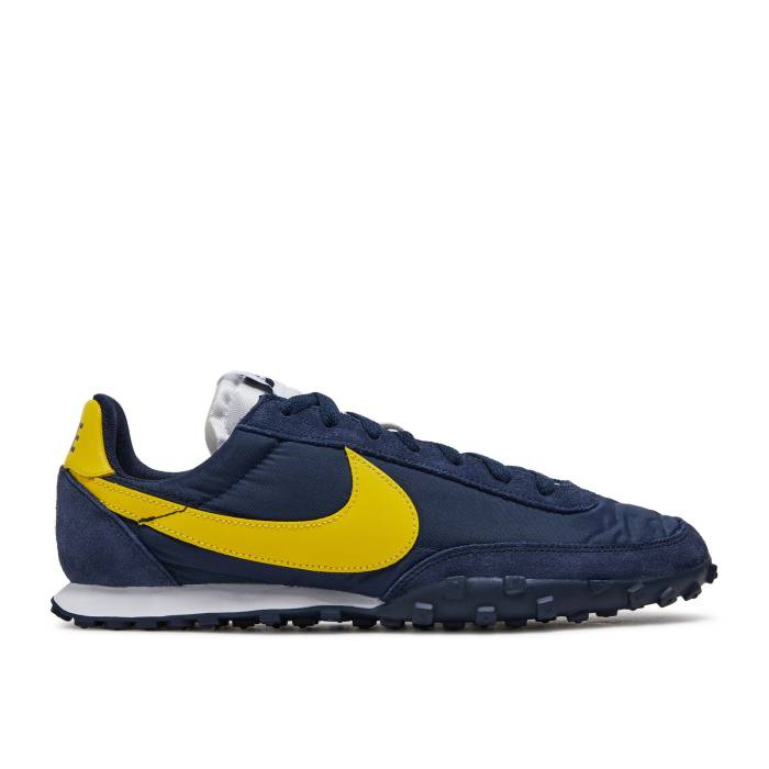 ナイキ Nike 【 Waffle Racer Obsidian Chrome Yellow Men Obsidian/White/Chrome Yellow 】 ワッフル メンズ 白色 ホワイト yellow 黄色・イエロー