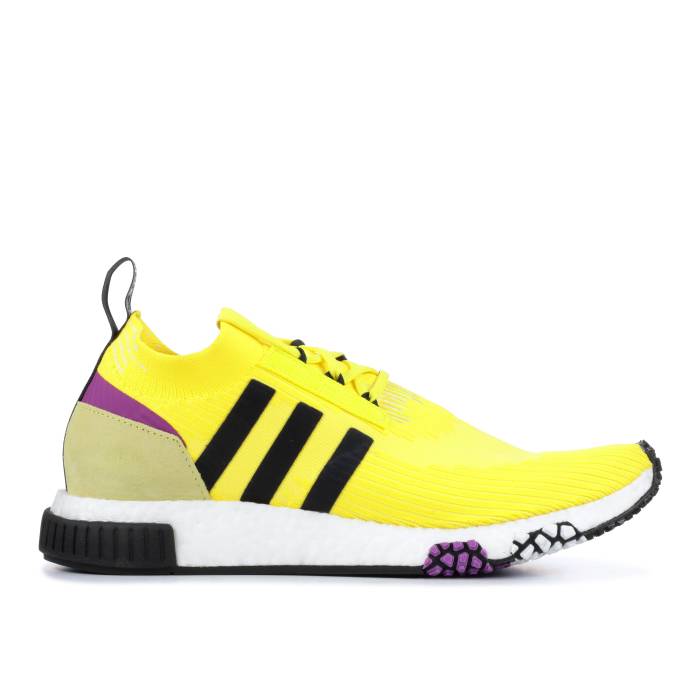 アディダス Adidas 【 Nmd_Racer Pk Lakers Men Solar Yellow/Core Black/Shock Purple 】 メンズ yellow 黄色・イエロー コア 黒色 ブラック ショック Purple 紫・パープル