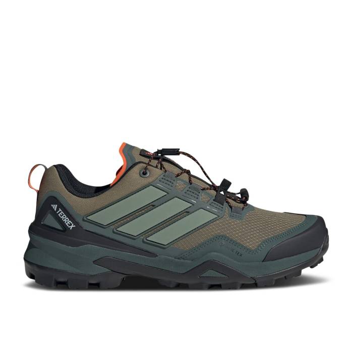 アディダス Adidas 【 Terrex Skychaser Gore-Tex Olive Strata Men Olive Strata/Silver Green/Core Black 】 ゴアテックス メンズ olive オリーブ Silver 銀色・シルバー green 緑・グリーン コア 黒色 ブラック