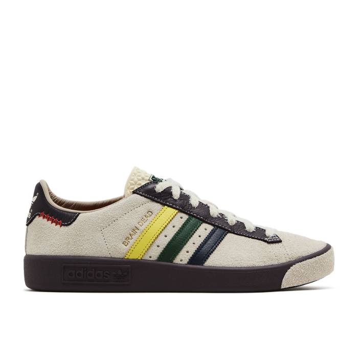 アディダス Adidas 【 Brain Dead X Forest Hills \u0027Cream White\u0027 Men Cream White/Pantone/Night Red 】 フォレスト メンズ 皮膚軟化剤 白いこと 白いこと ナイト爵 Red 赤・赤いこと メンズ靴-靴-スニーカー