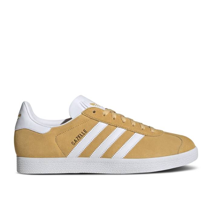 アディダス Adidas 【 Gazelle 'Oat' Men Oat/Cloud White/Gold Metallic 】 ガゼル メンズ 白色 ホワイト ゴールド