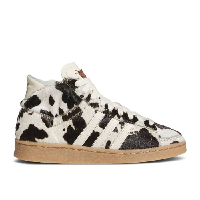 アディダス Adidas 【 Jabbar High 'Cow Print' Men Supplier Colour/Cream White/Gum 】 ハイ メンズ クリーム 白色 ホワイト