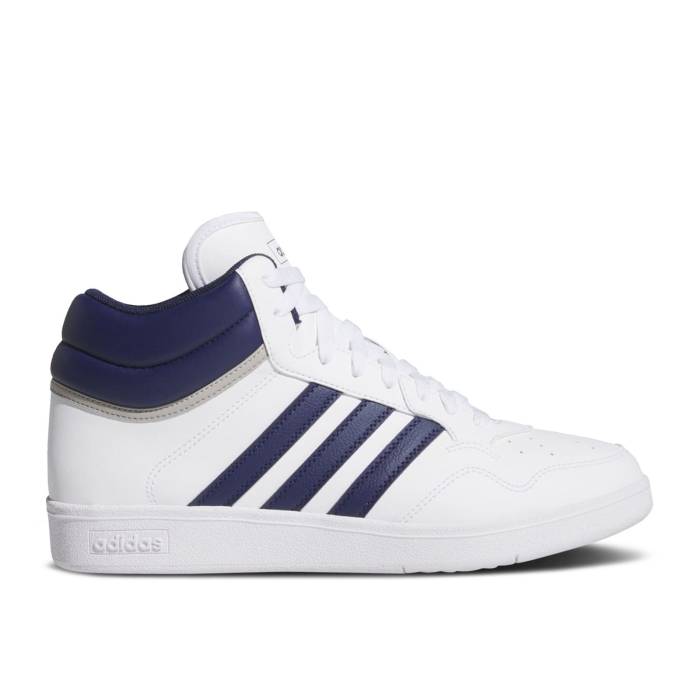 アディダス Adidas 【 Hoops 4.0 Mid \u0027White Dark Blue\u0027 Men Cloud White/Dark Blue/Grey Two 】 ミッド メンズ 白いこと 白いこと 青み 青色 薄墨色 薄墨色