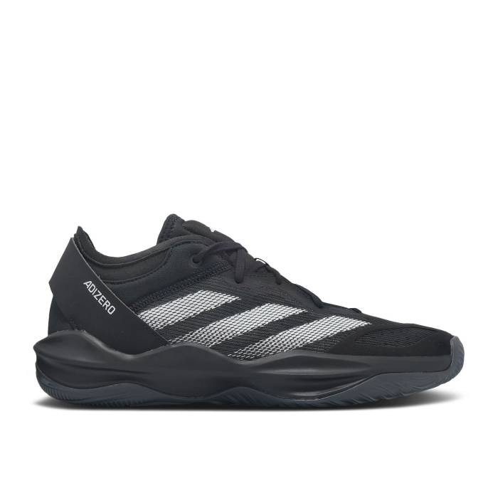 アディダス Adidas 【 Adizero Select 2.0 \u0027Black White\u0027 Men Core Black/Cloud White/Core Black 】 アディゼロ Select 選りわける メンズ 中核グループ 黒いこと 黒いこと 白いこと 白いこと